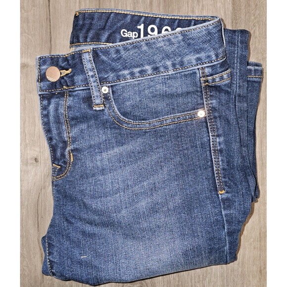 GAP 1969 Women's Curvy Bootcut Jeans Size 26S Blue Denim Medium Wash - Picture 12 of 12